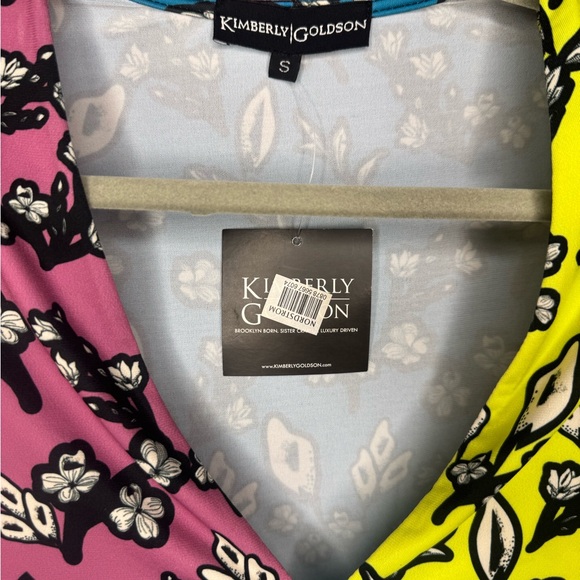 Kimberly Goldson Chlo Mixed Floral Plunge-Neck Bodysuit - Picture 8 of 12